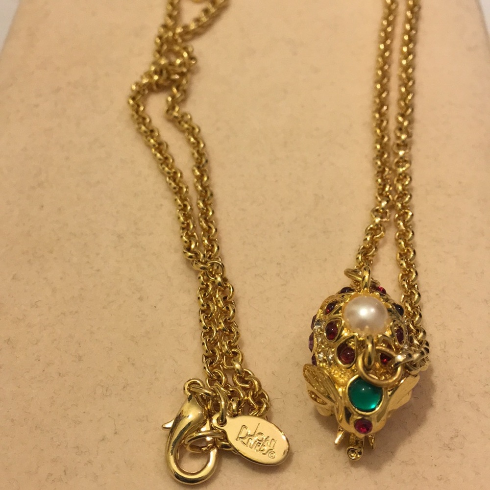 Joan Rivers Elephant Charm Necklace